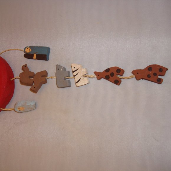 NOAH'S ARK 2 Wood Unique and rare Ornaments Decorations NEW - Picture 5 of 5